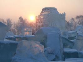 Mudanjiang Snow City Sunrise